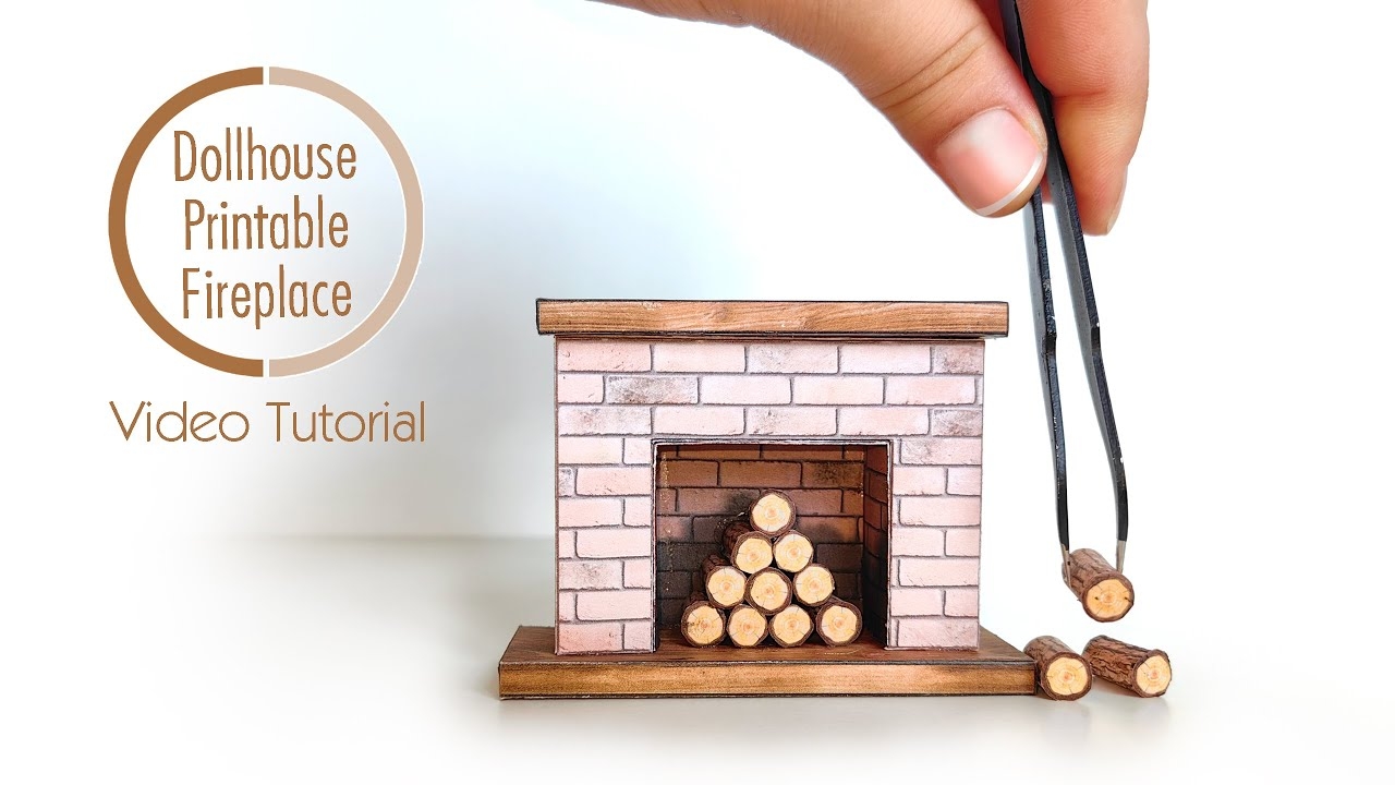 Fireplace Printable Template