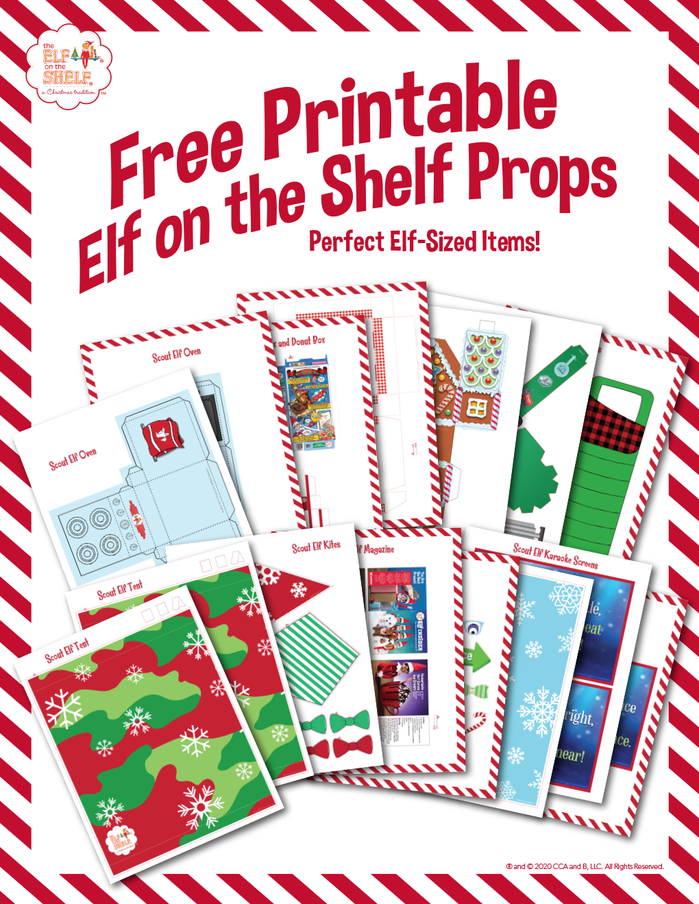 Printable Elf On The Shelf Clothes Template