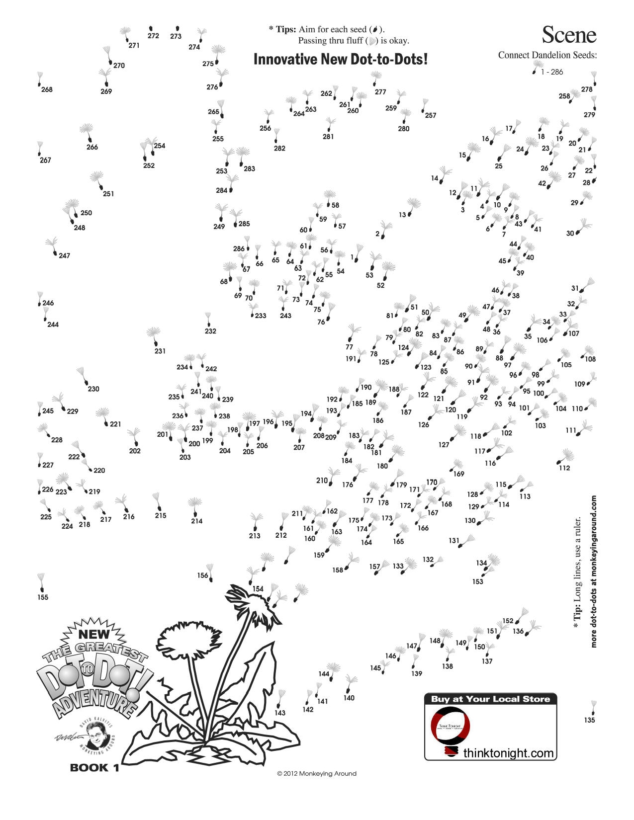 Free Printable Dot To Dot Pages