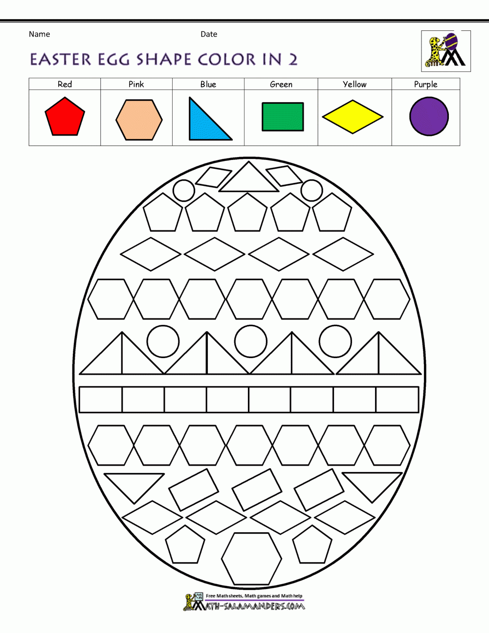 Free Printable Easter Worksheets Preschool
