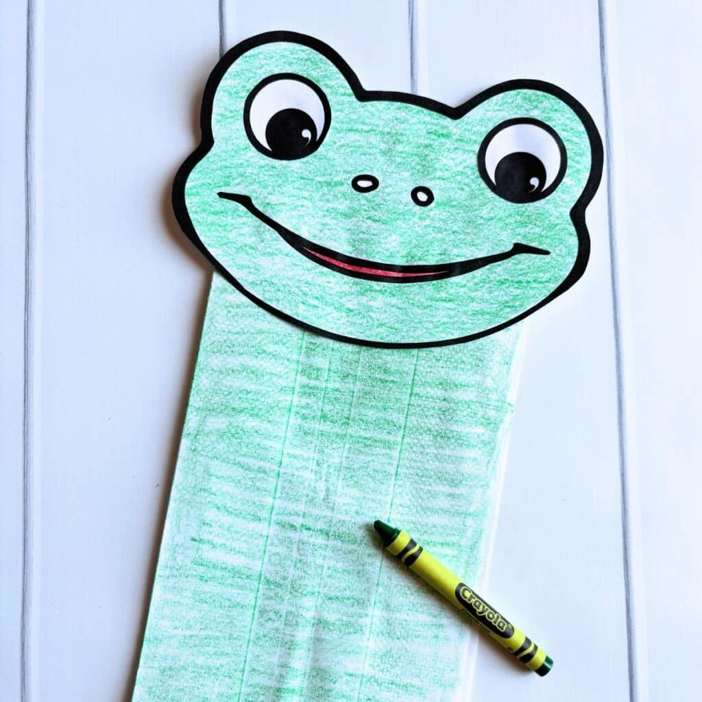 Free Printable Frog Puppet Template