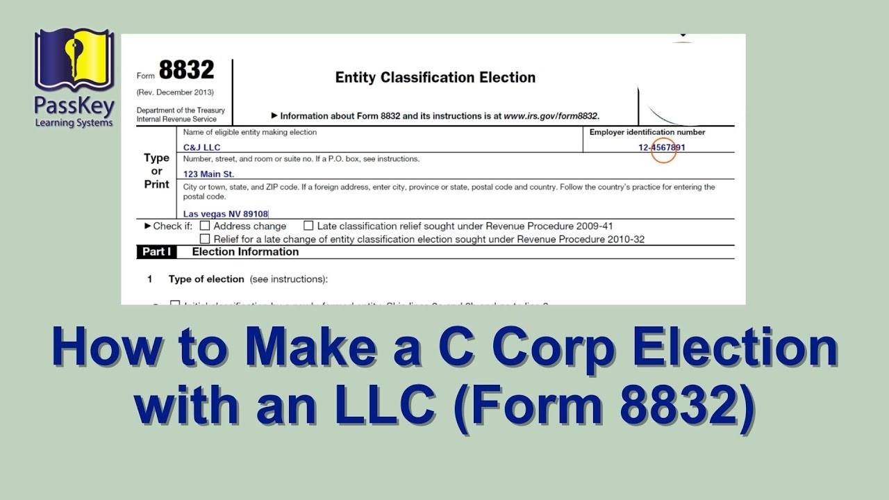 Irs Form 8832 Llc
