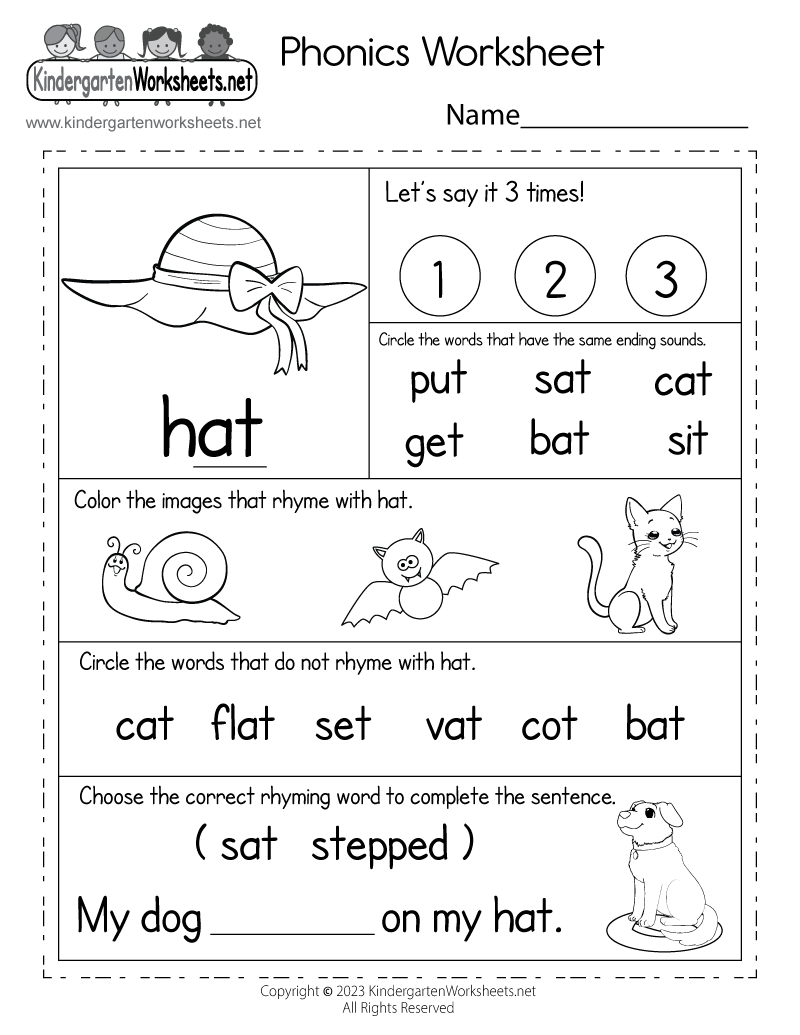 Engaging Phonics Worksheets For Effective Reading Skills 