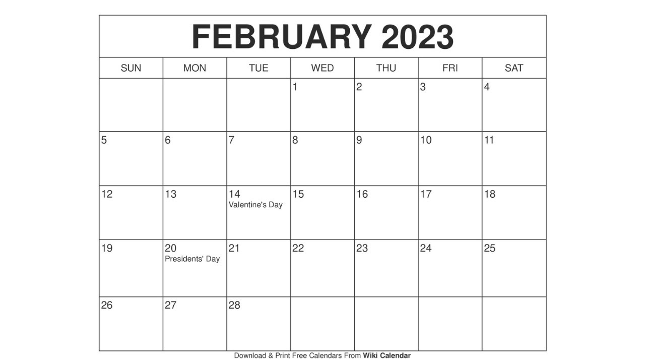 February 2026 Calendar Printable Templates amp More