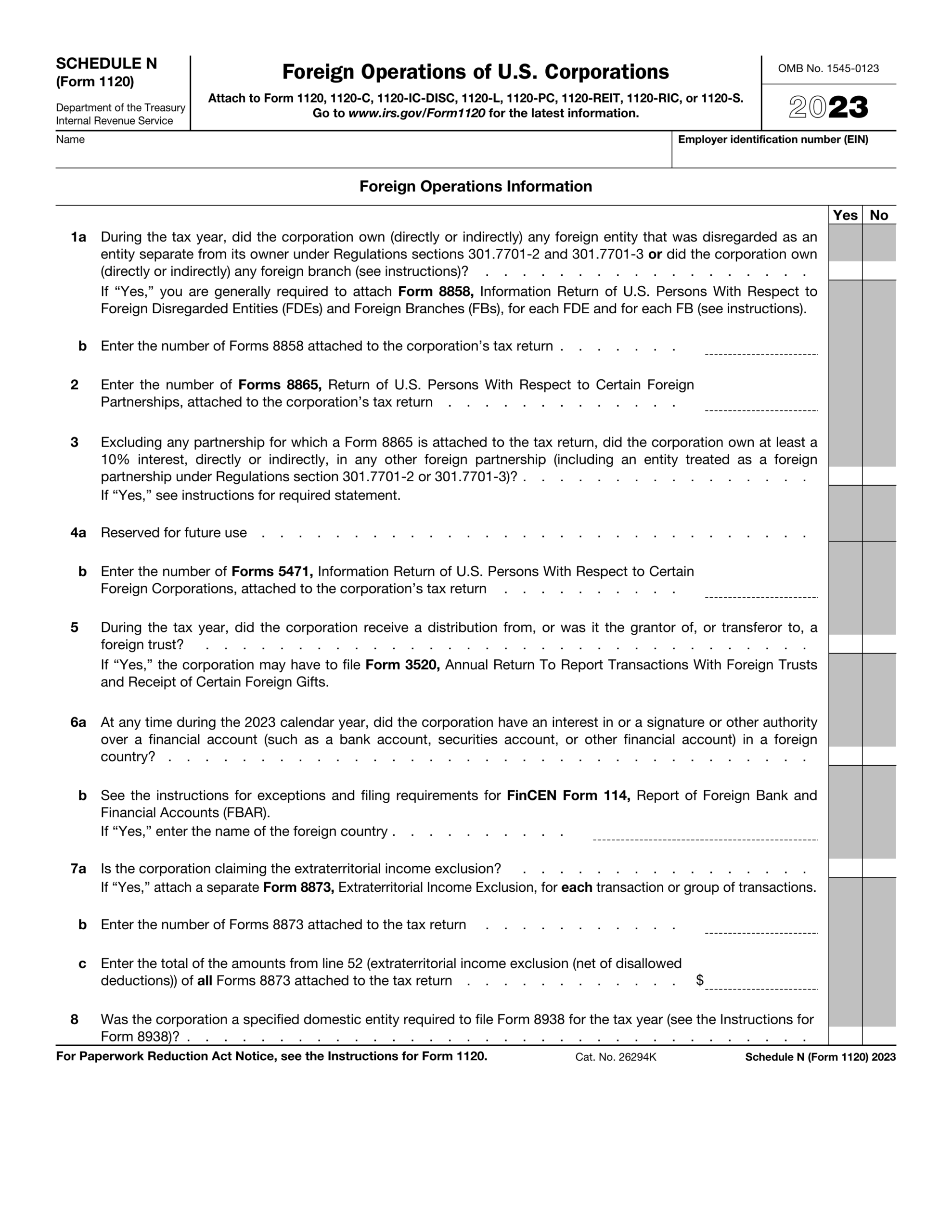 Irs Form 1120 Schedule Utp