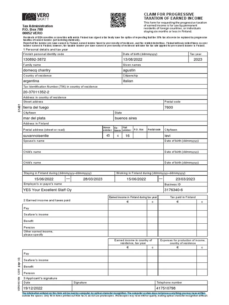 I-Form 2023 Printable Application