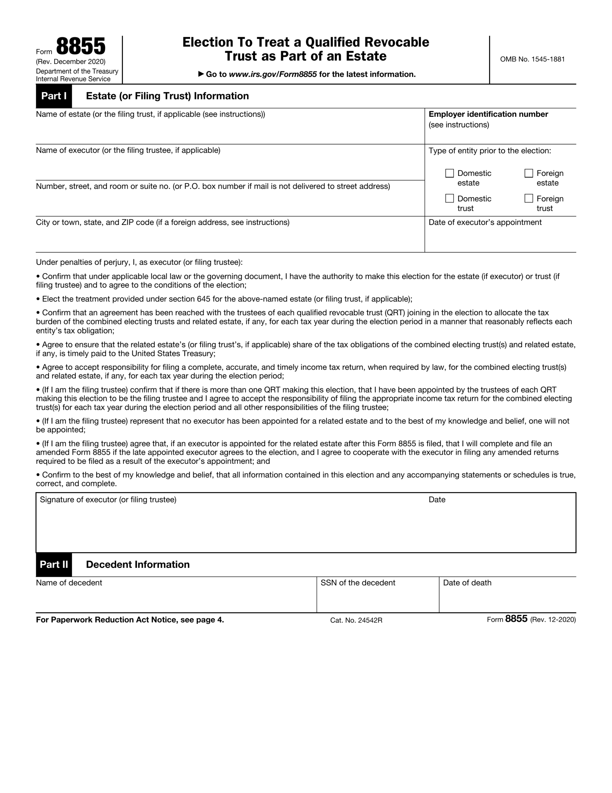 Form 3520 A 2024 2025 Fill amp Download With PDF Guru
