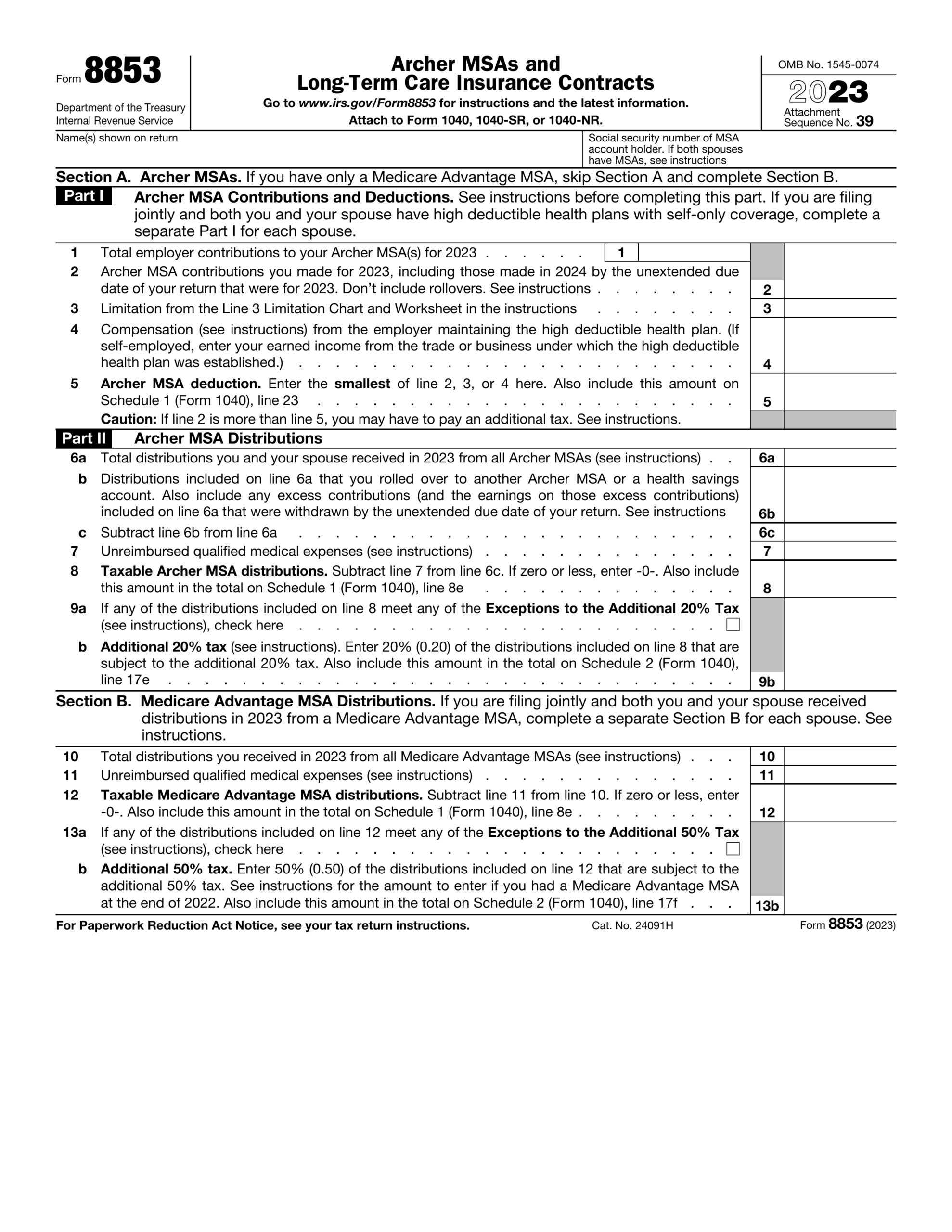 Form 4868 Fillable Pdf