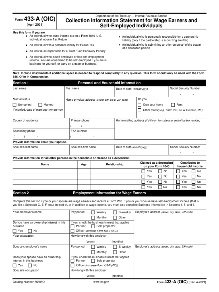 Form 656 Fill Out amp Sign Online DocHub