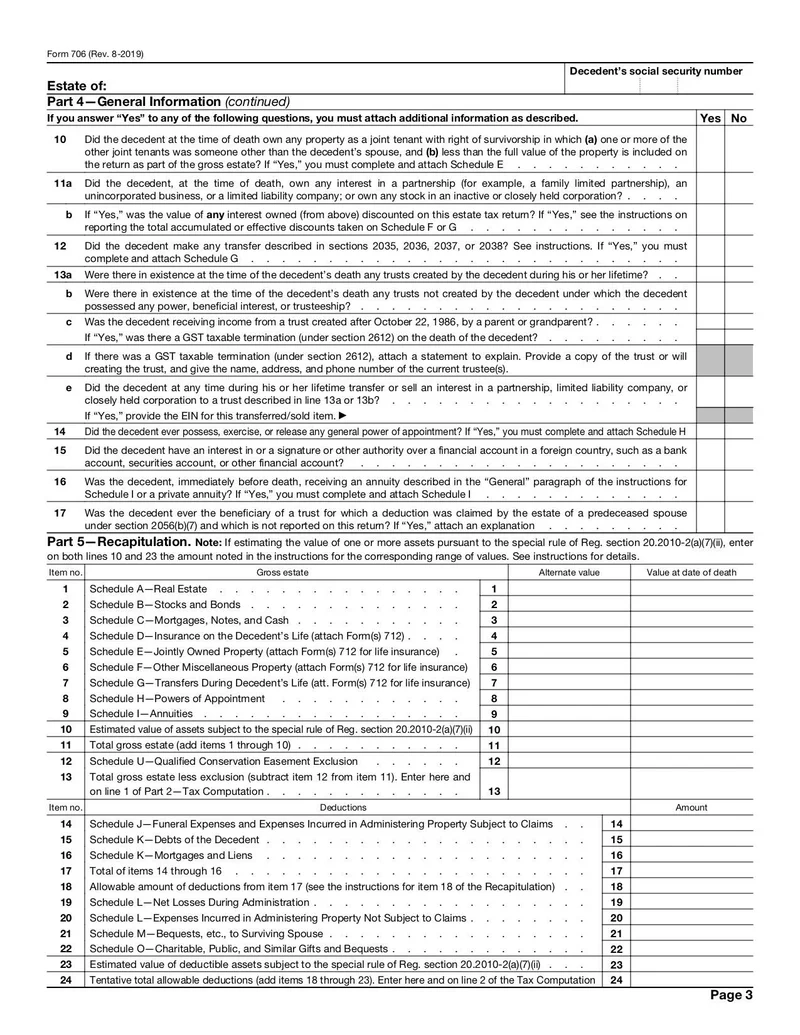 Irs Form 706