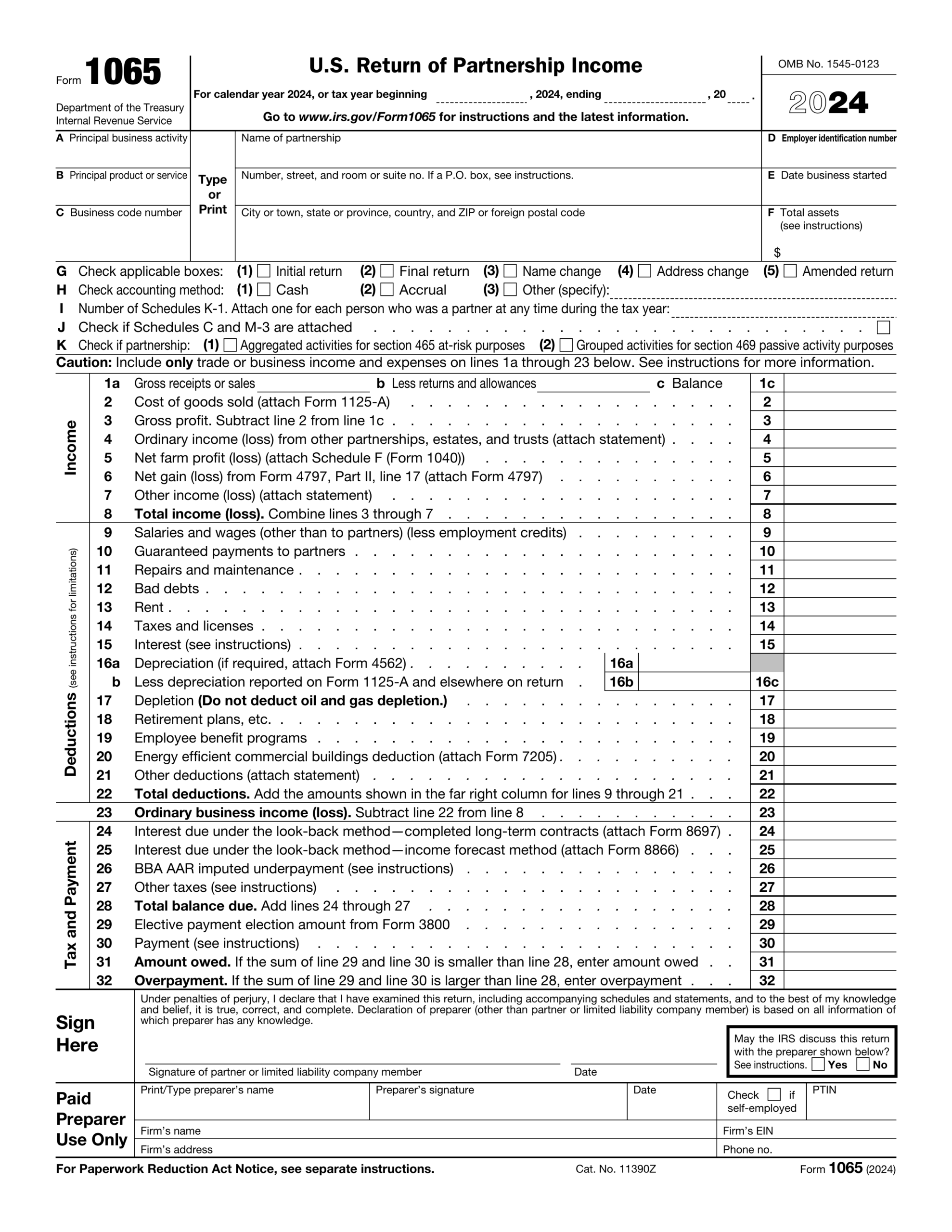 Printable Form 8822