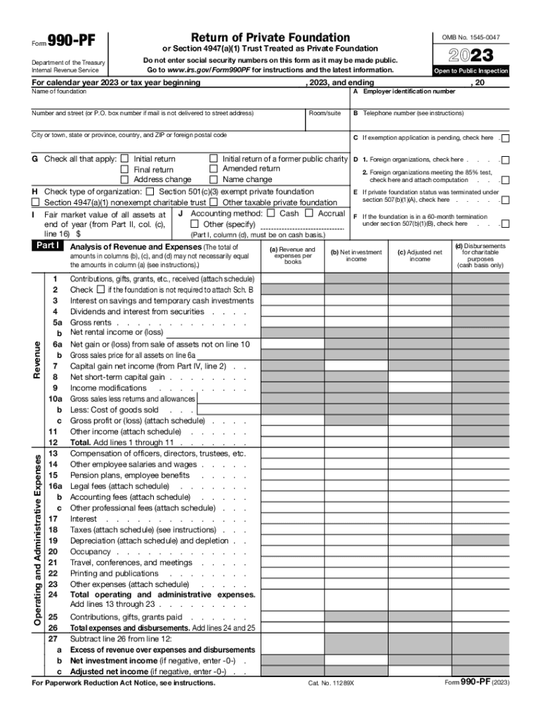 Form 990 For 2023