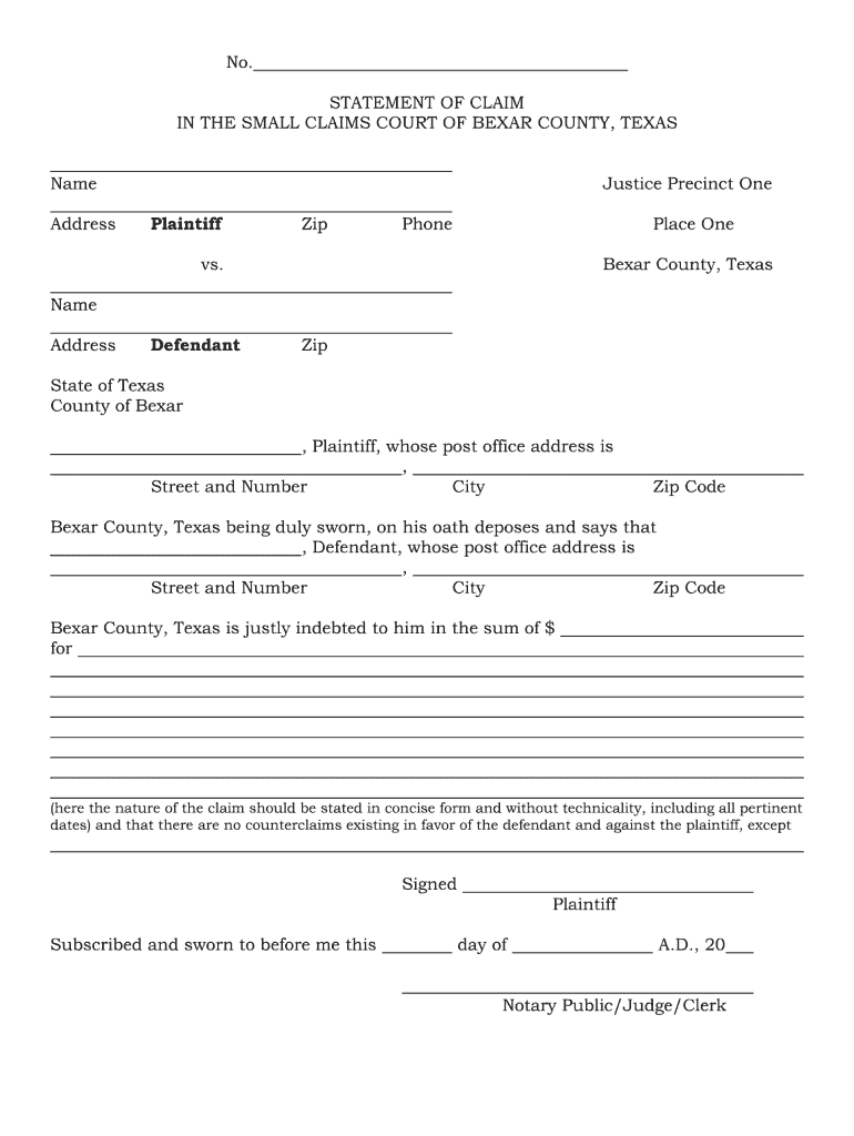 Printable Form Sc 100