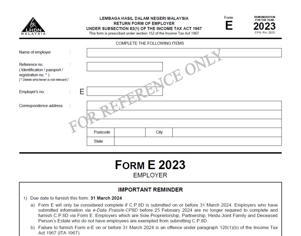 Lhdn Ea Form 2025