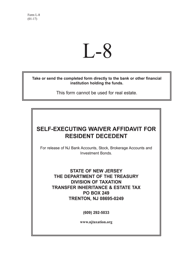 Form L 8 Printable