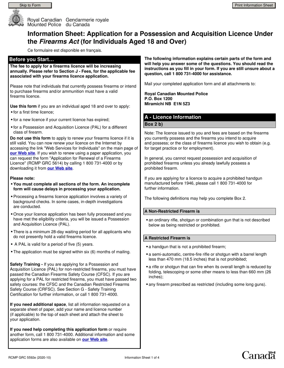 Form RCMP GRC5592 Fill Out Sign Online And Download Fillable 
