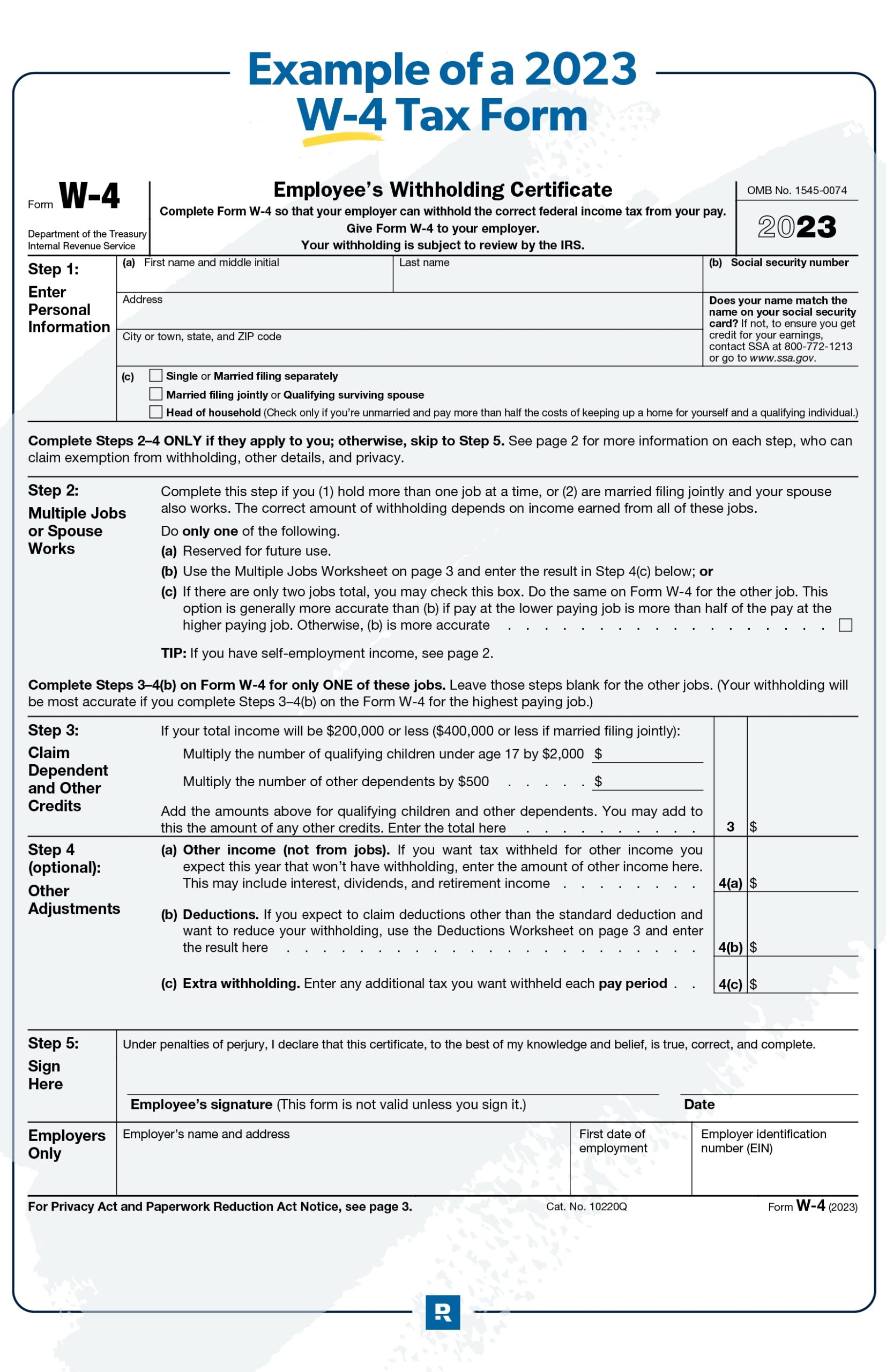 W4r Form 2023
