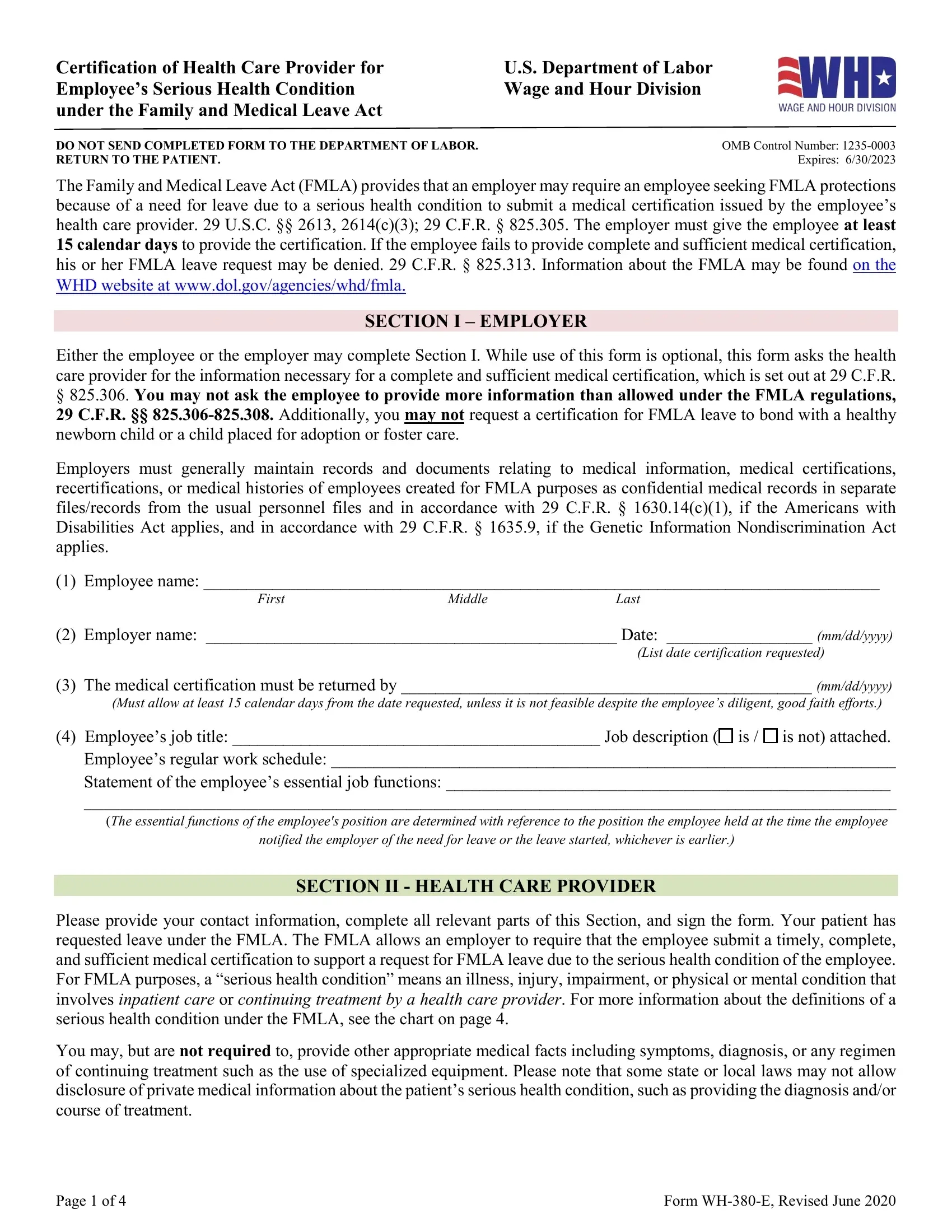 Form Wh 380 E Fill Out Printable PDF Forms Online