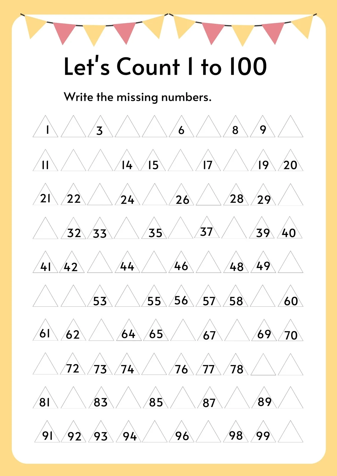 Printable First Grade Worksheets