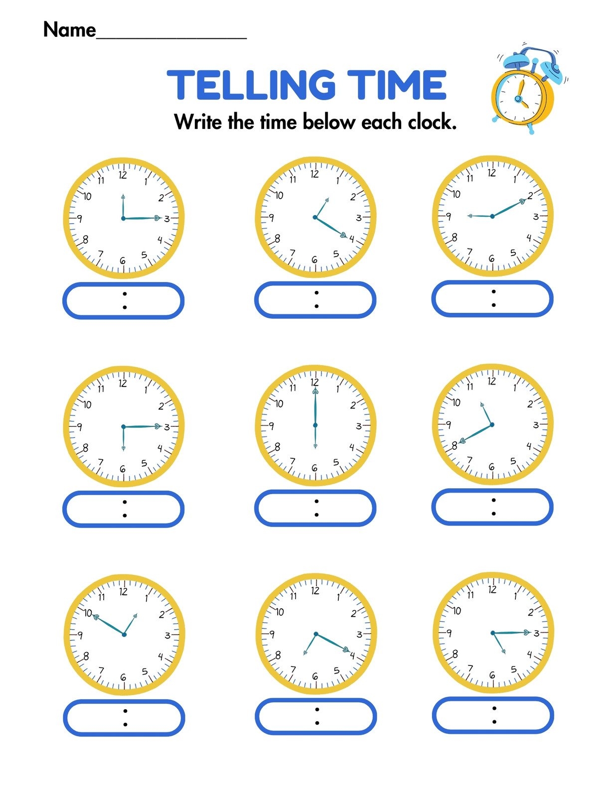 Printable 3rd Grade Worksheets Free