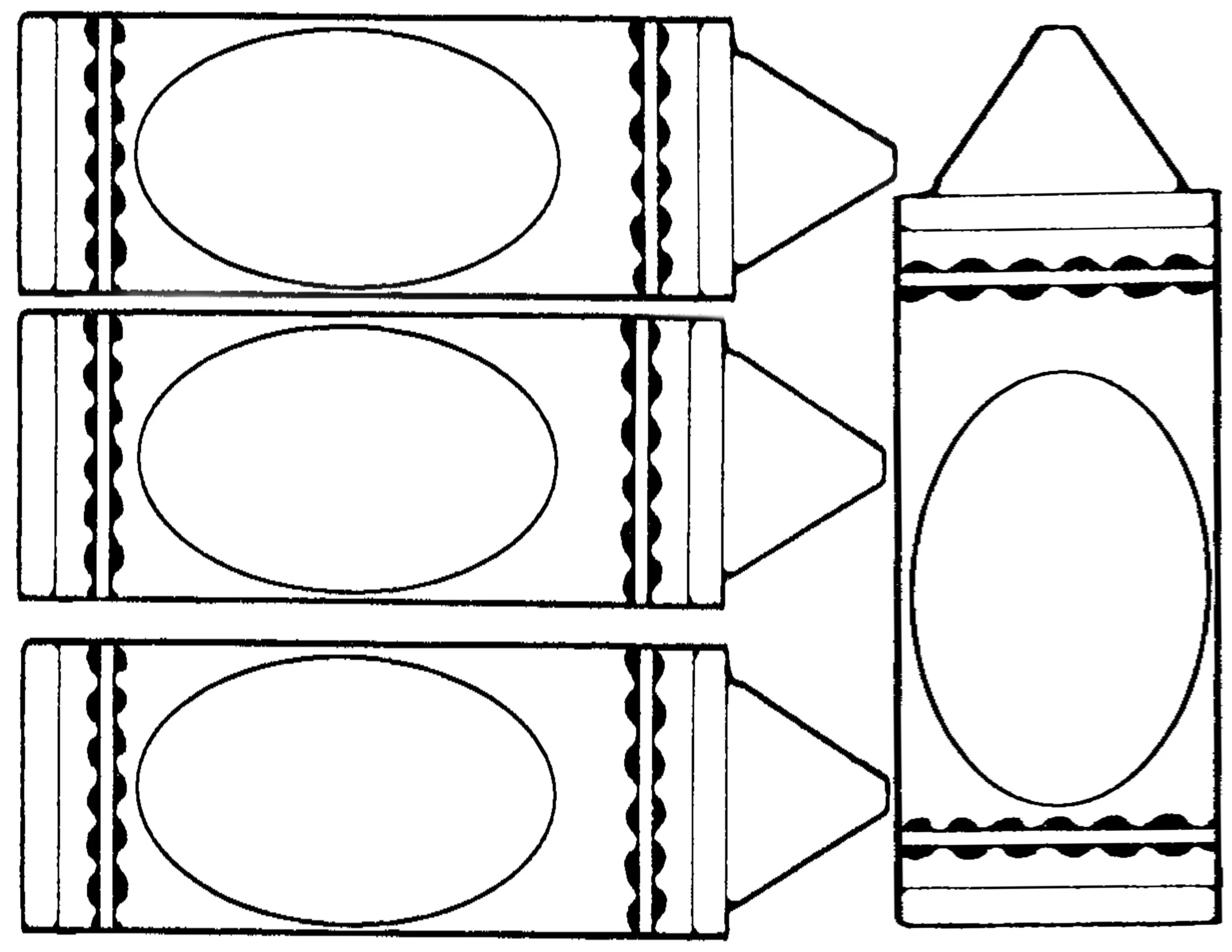 Crayon Template Printable