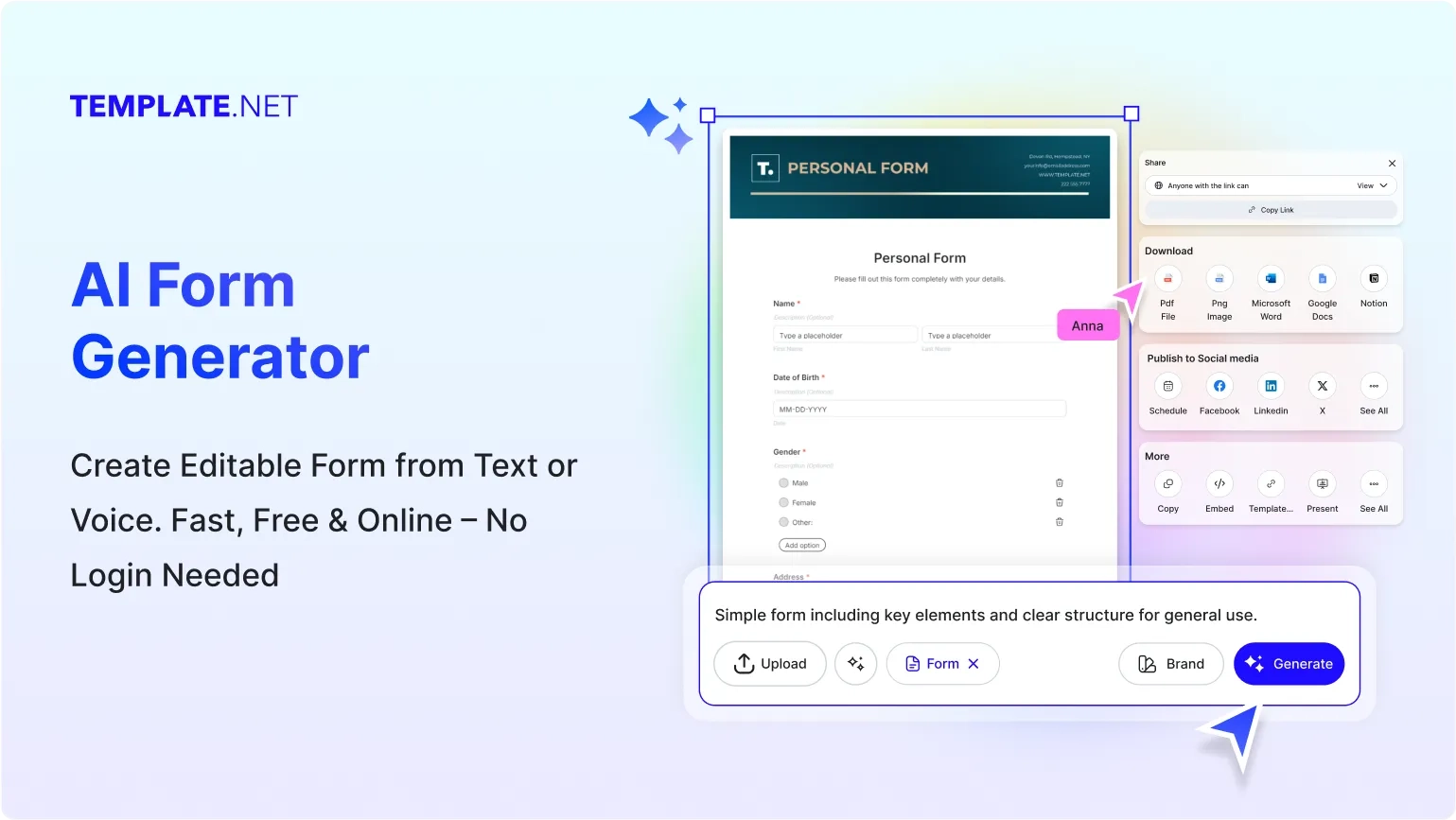 Printable Form Creator Free