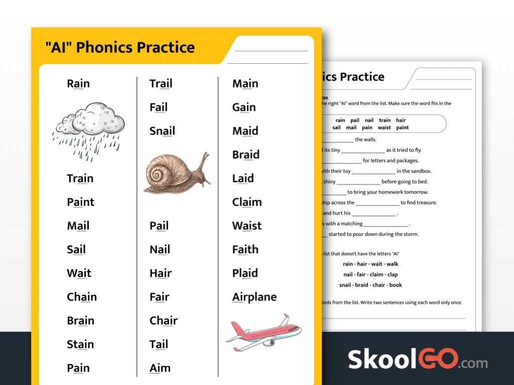 3rd Grade Worksheets Free Printable Phonics