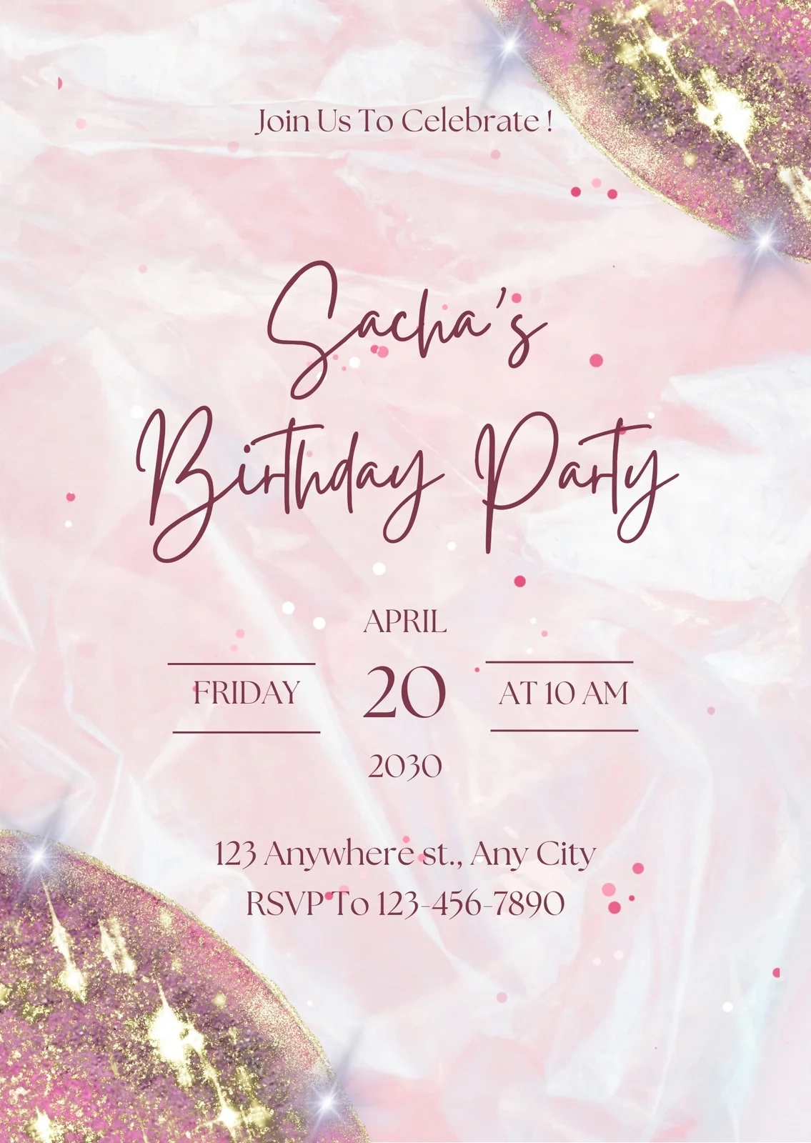 Printable Birthday Invitation Templates