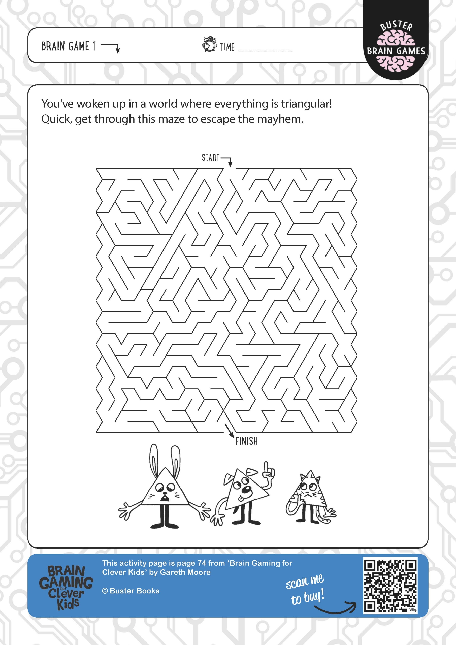 Brain Games For Kids Printable