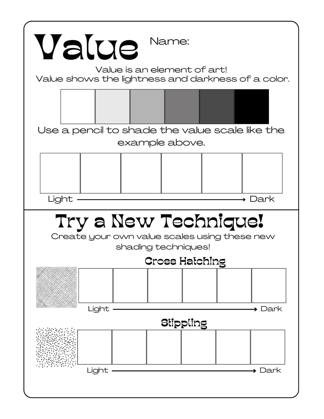 Free Custom Printable Art Worksheet Templates Worksheets Library