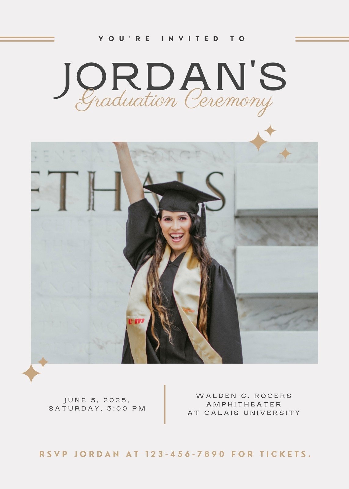 Free Custom Printable Graduation Announcement Templates 