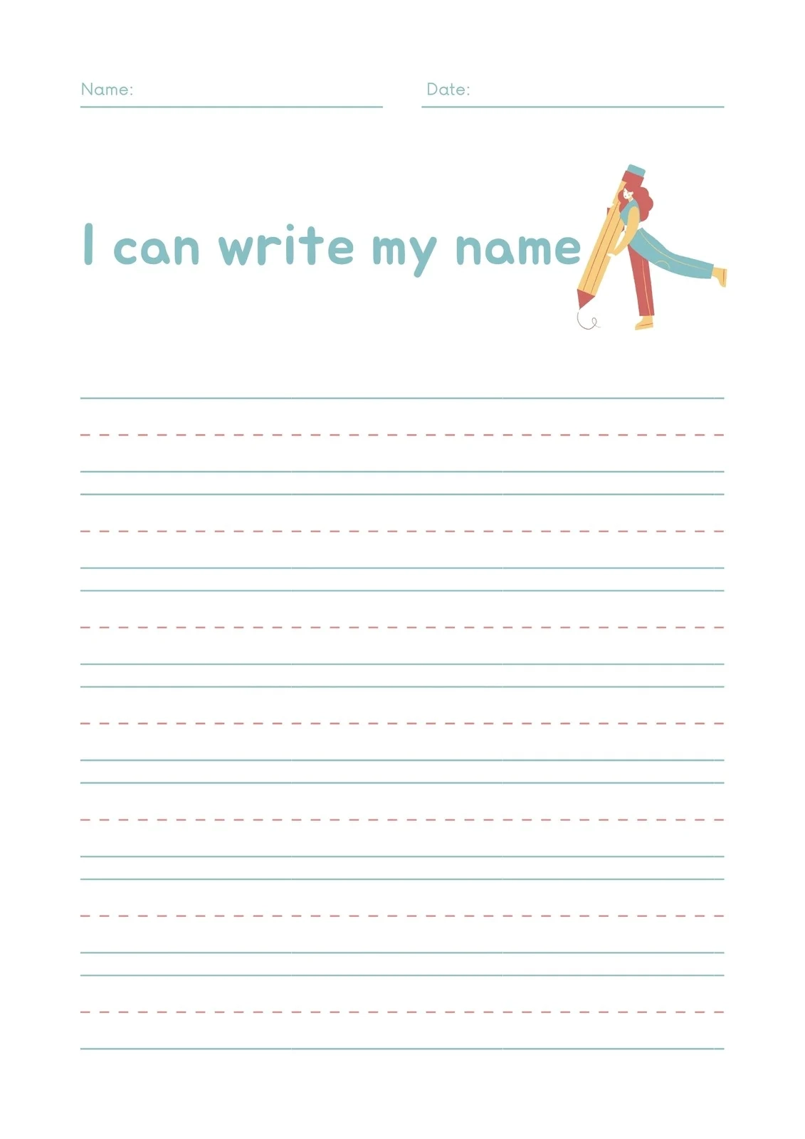 Writing Worksheets Printable Free