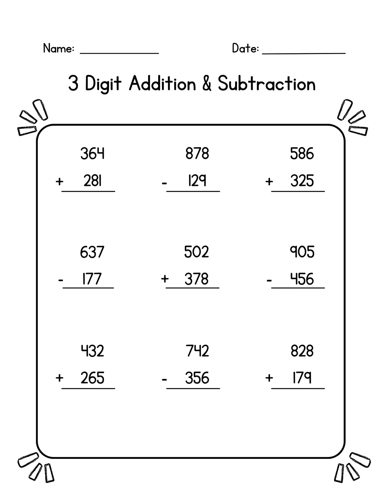 Free Printable Worksheets For 3rd Graders Pdf