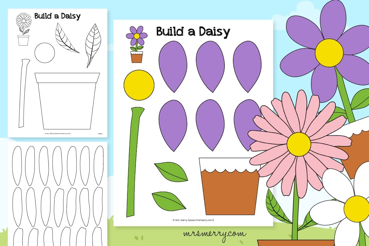 Free Flower Printable Template