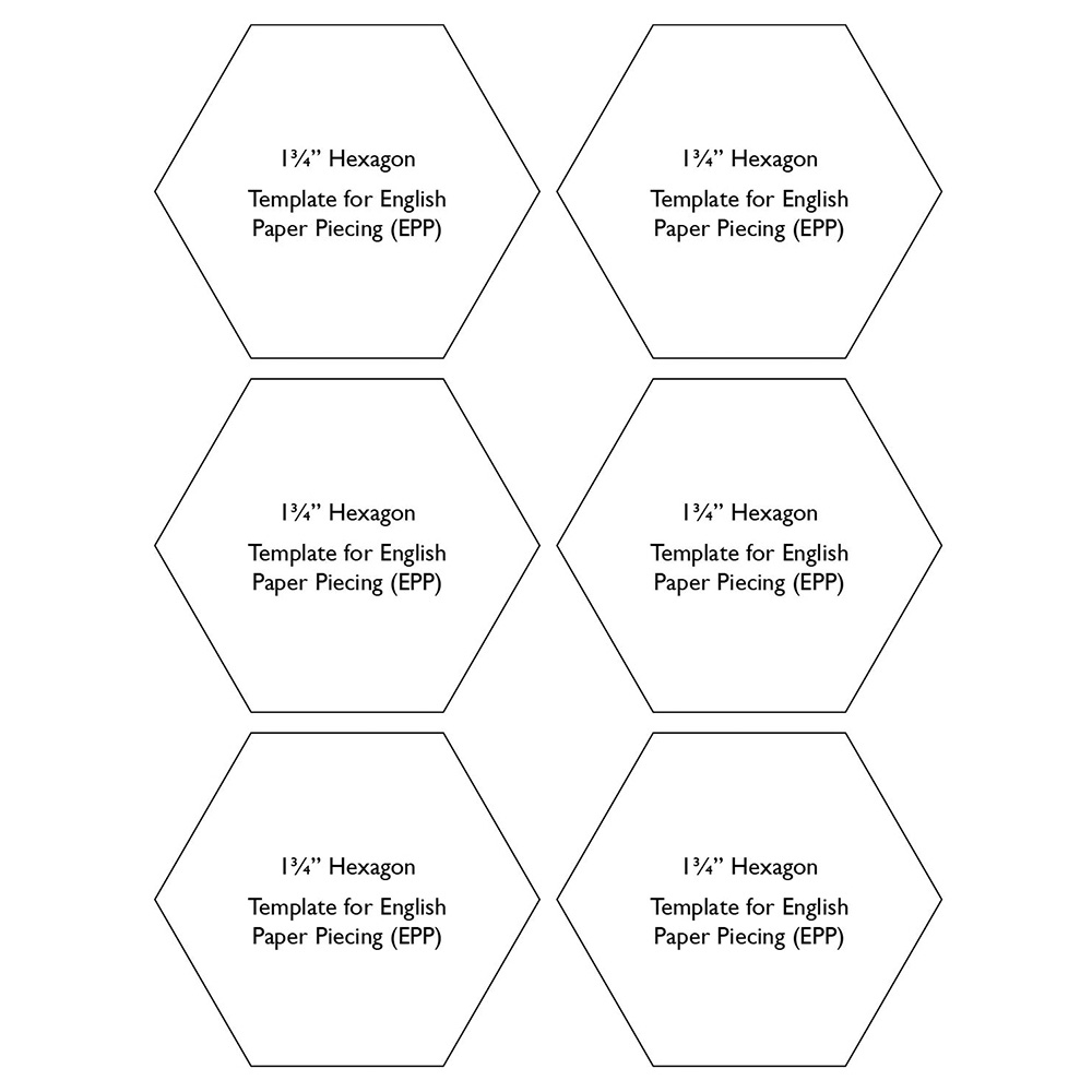 Free Printable Hexagon Template Pdf