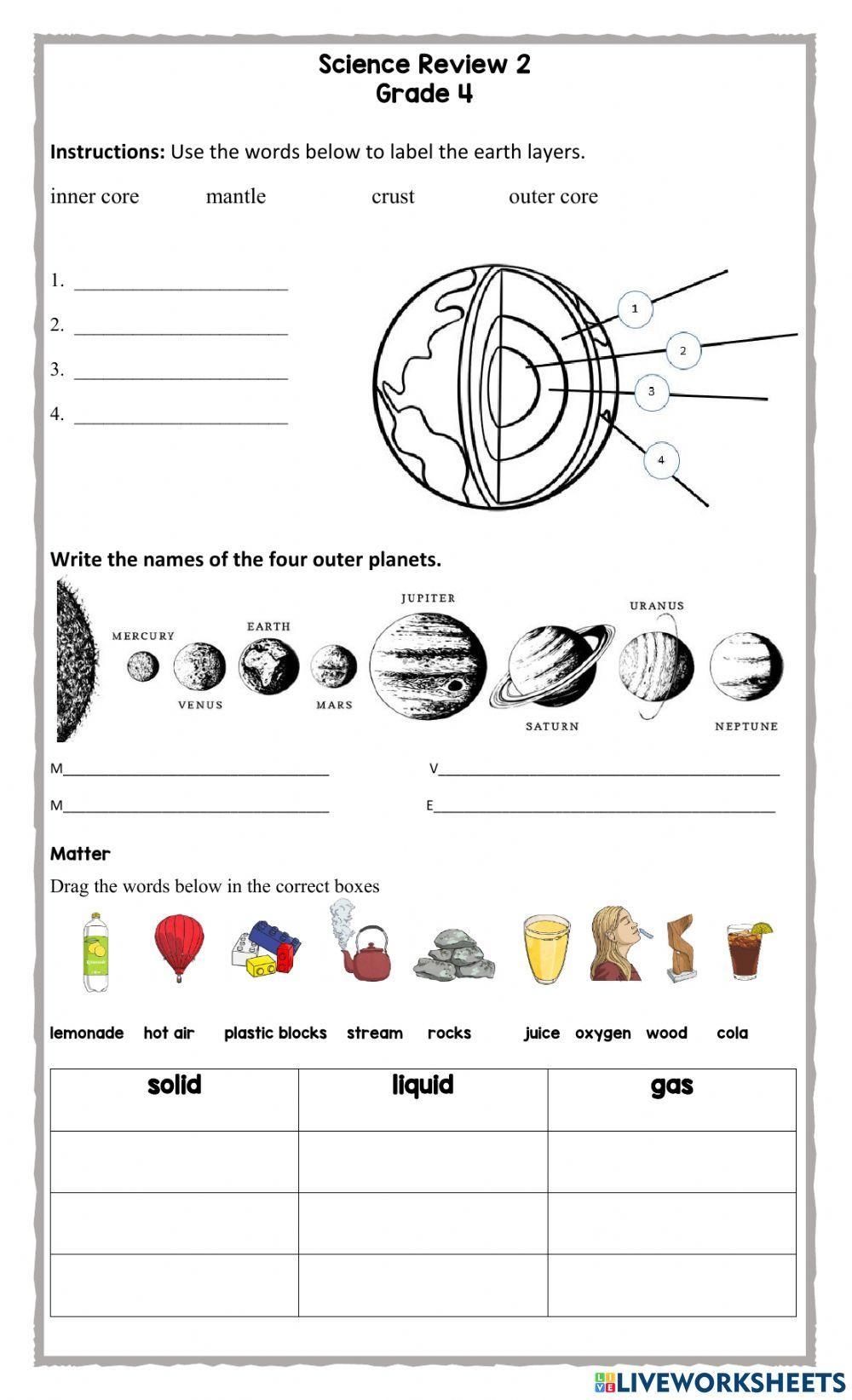 Free Free Printable 4th Grade Science Worksheet Download Free 
