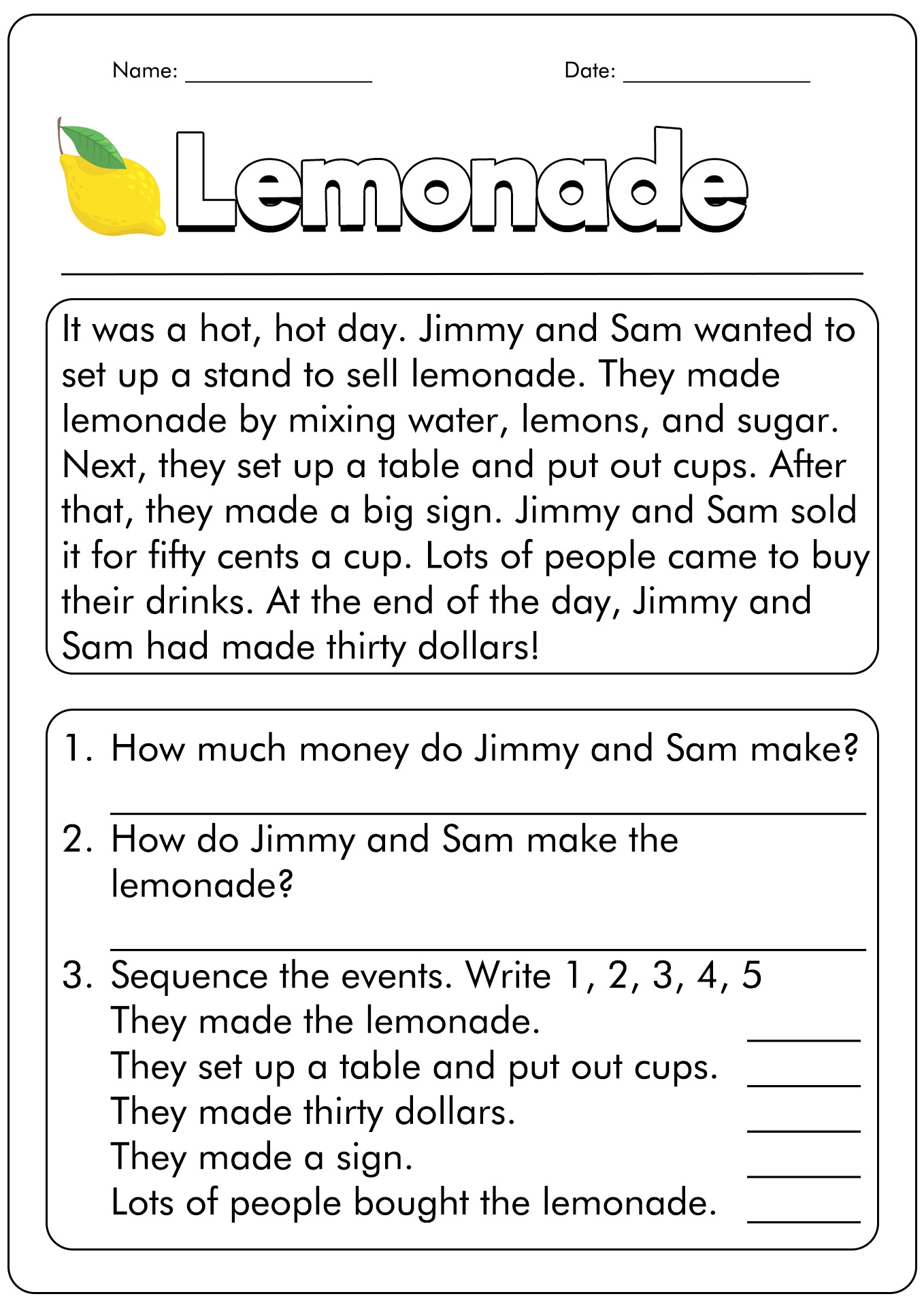 Free Free Printable Reading Worksheet For 1st Grade Download Free 