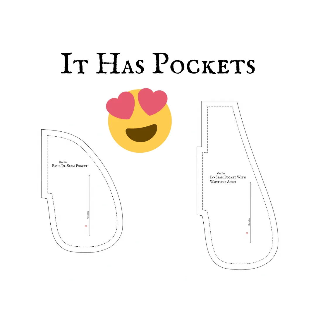Free Pocket Pdf Sewing Pattern Ora Lin Patterns