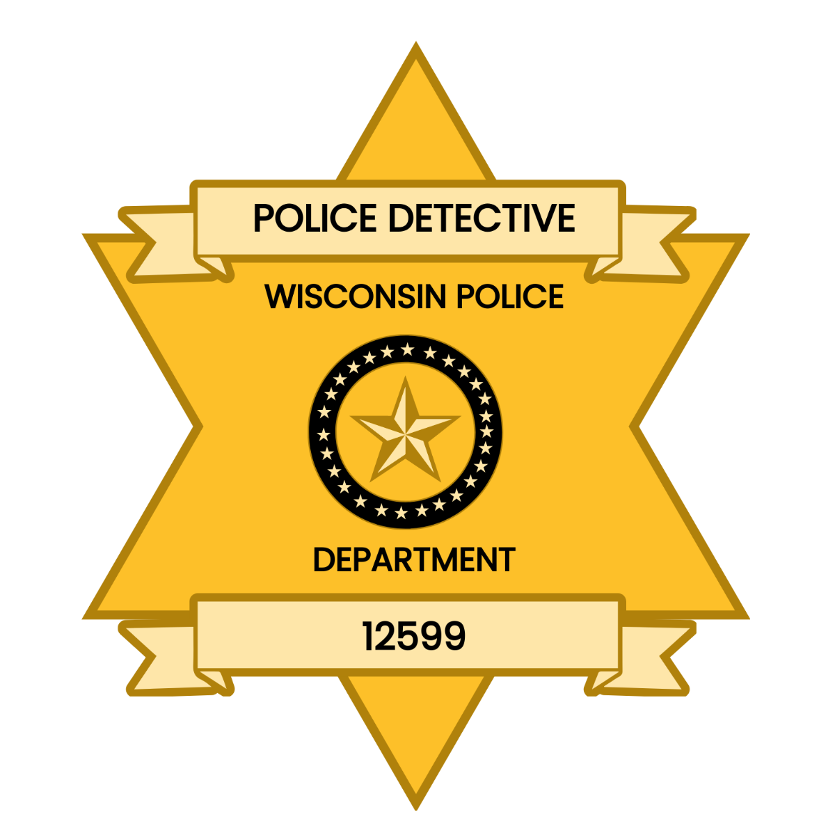Printable Police Badge Template