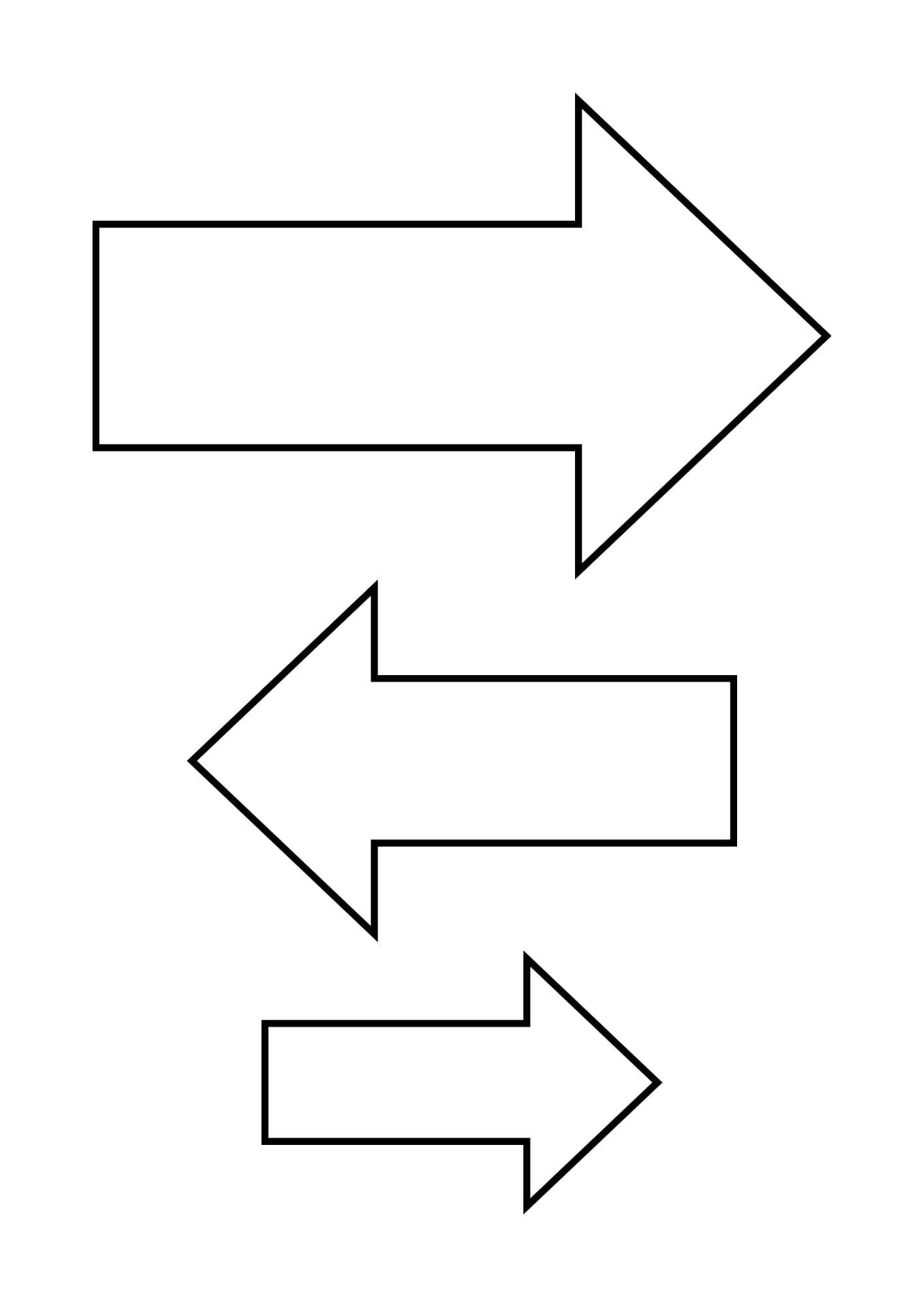 Free Printable Arrow Signs 20 Templates The Pink Craft Box