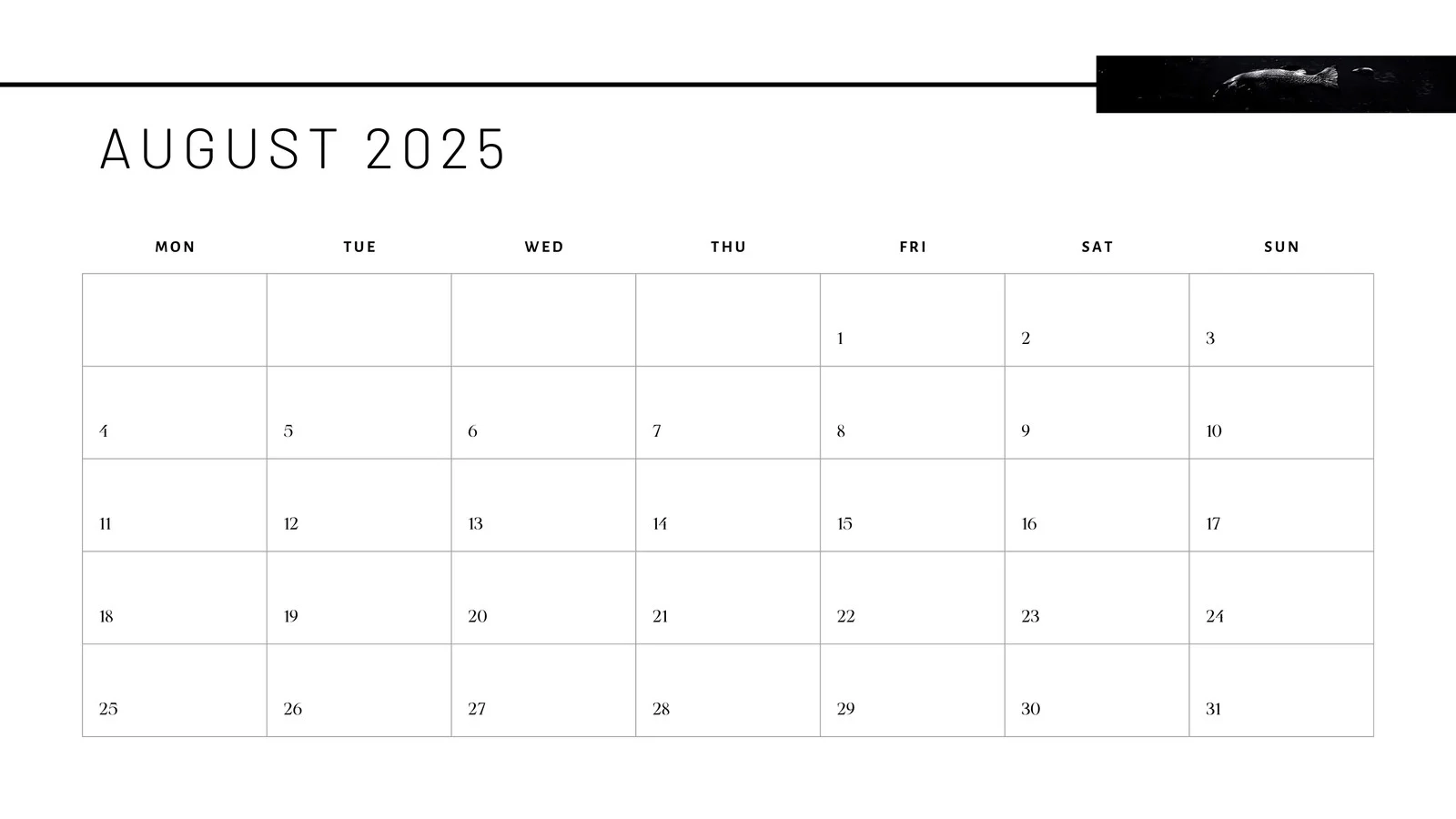 Free Printable August 2026 Calendar Templates Canva