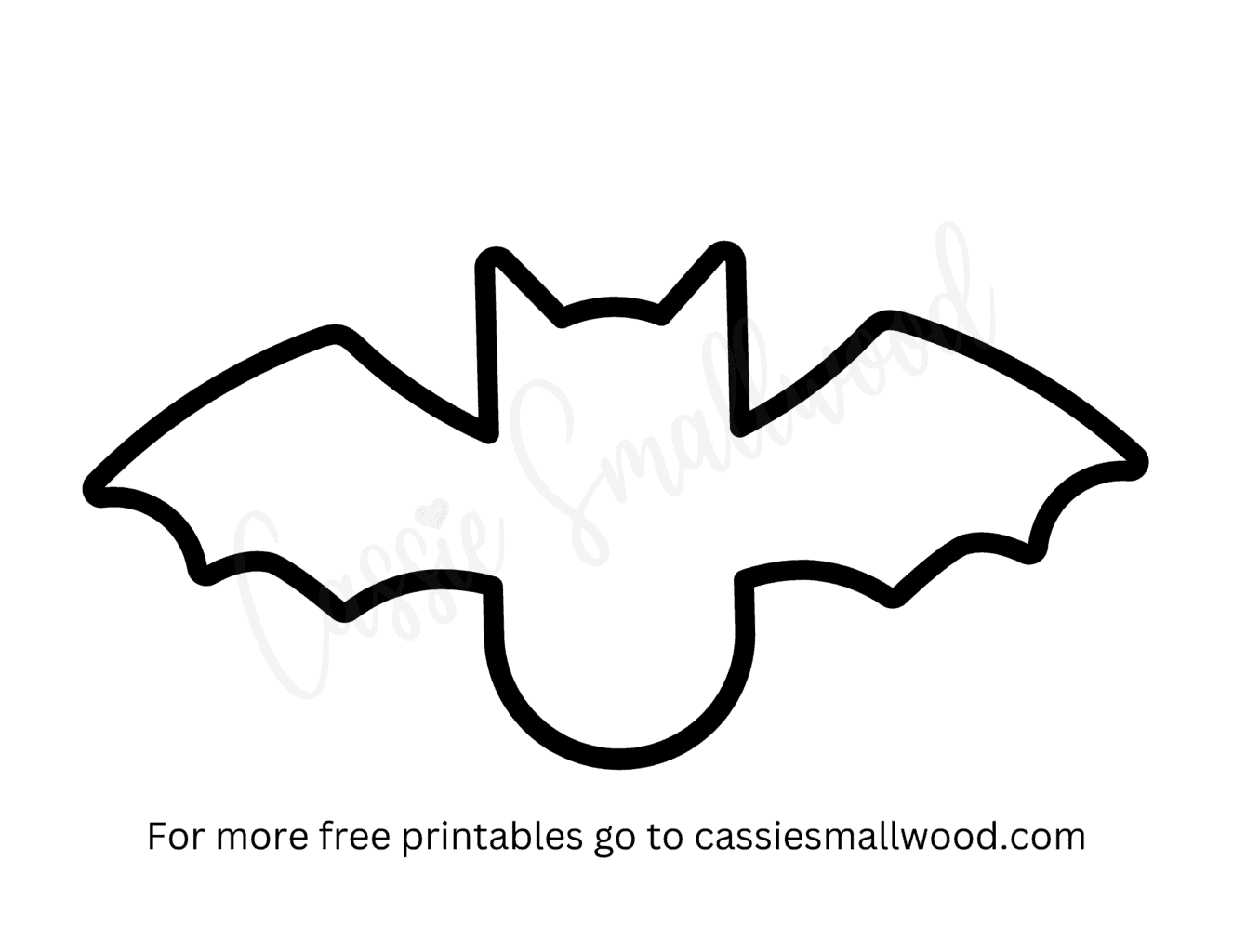 Free Bat Printables For Kids