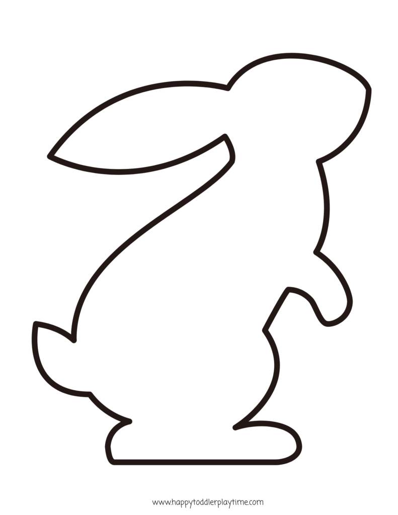 Free Printable Bunny Templates For Spring amp Easter Crafts Happy 