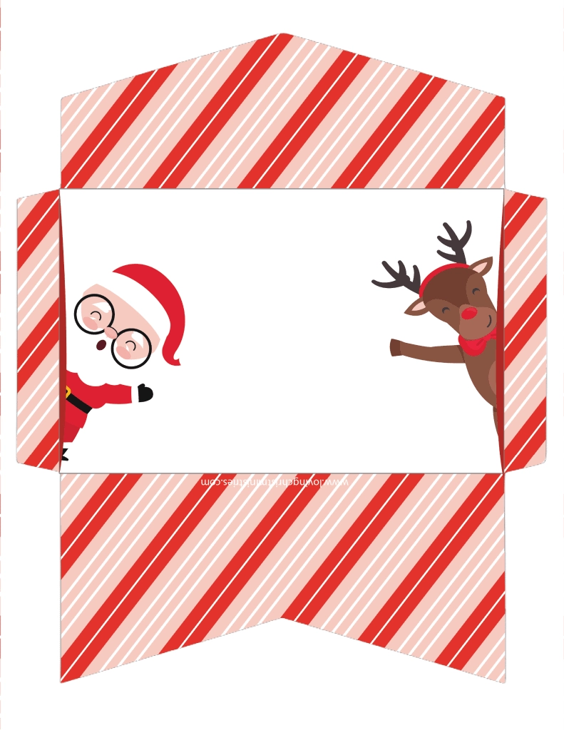 Printable Envelope Template Christmas
