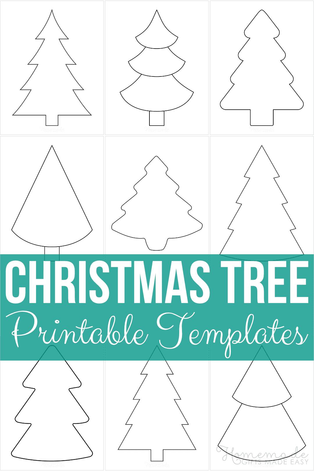 Christmas Tree Printable Template
