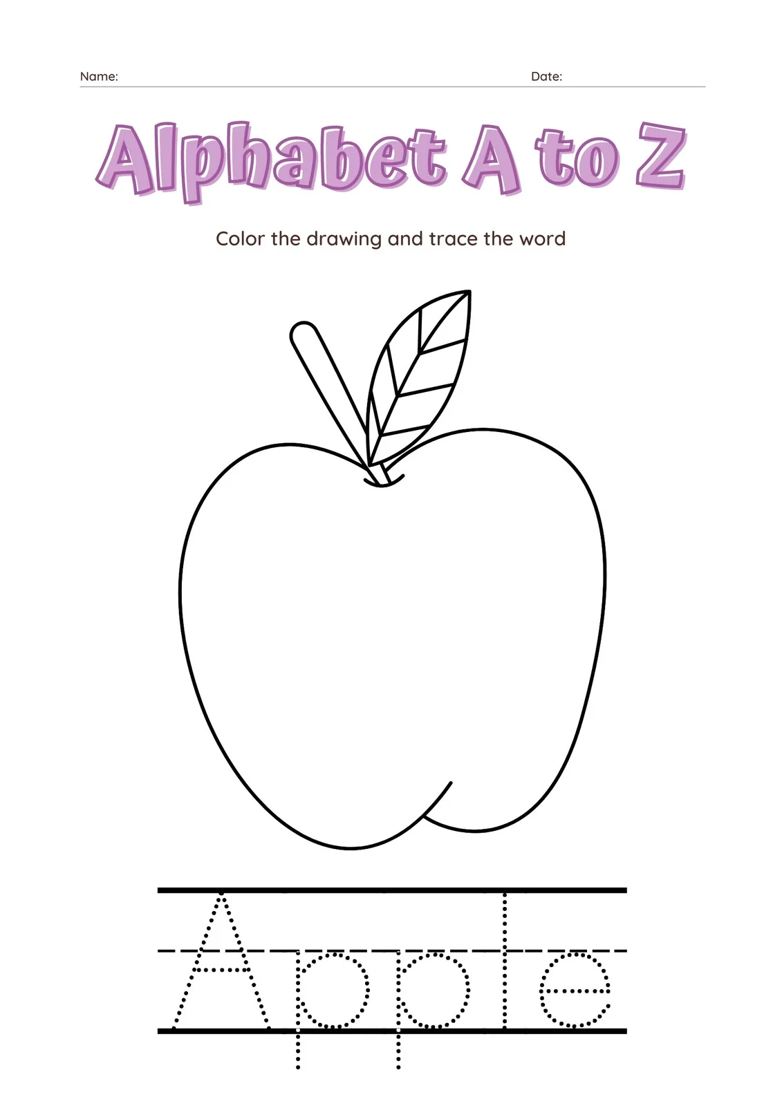 Color Worksheets Printable Free