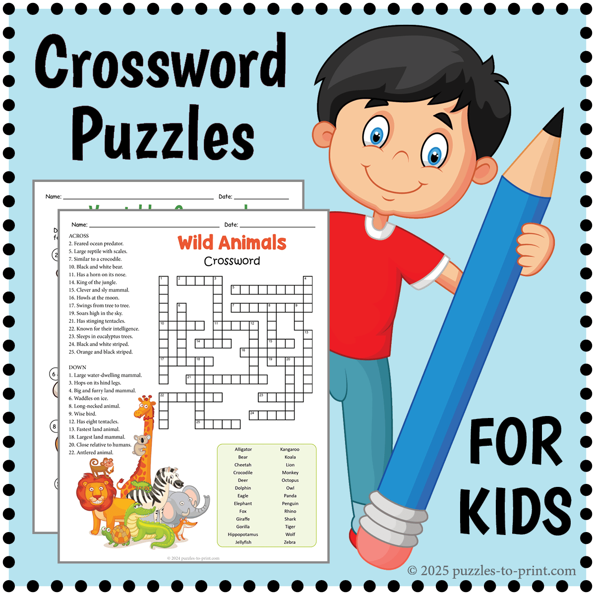 Printable Puzzles For Kids 8-10