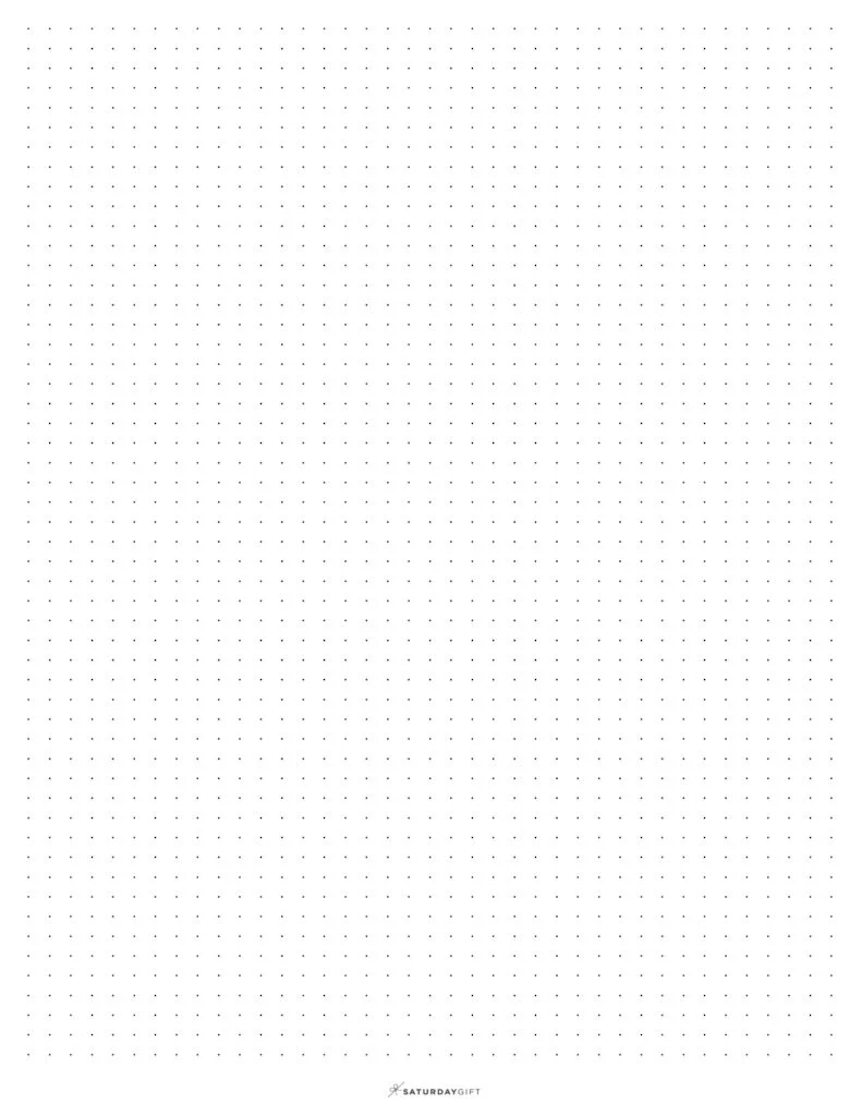 Dotted Paper Free Printable
