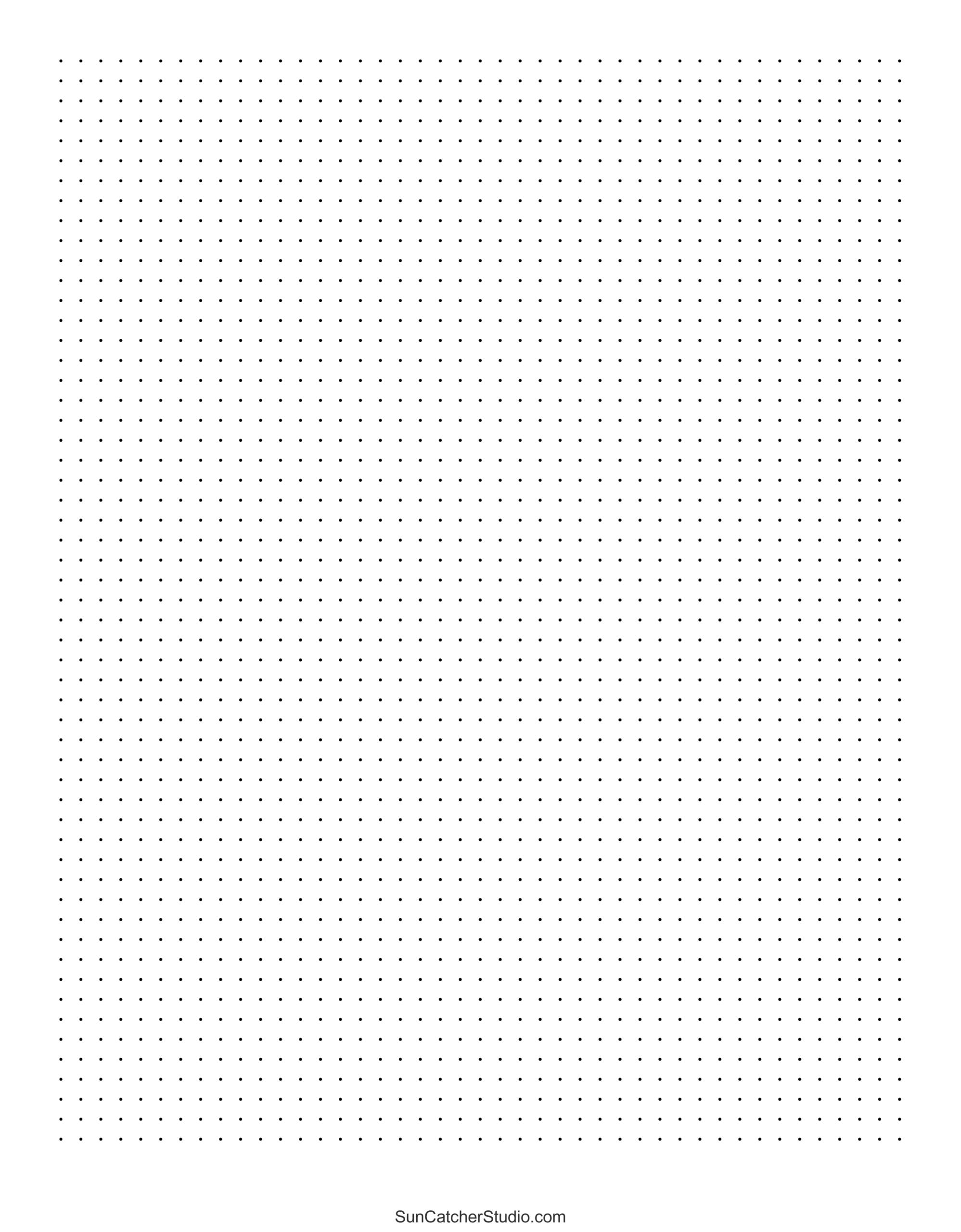 Free Printable Dot Paper Dotted Grid Sheets PDF amp PNG Free 
