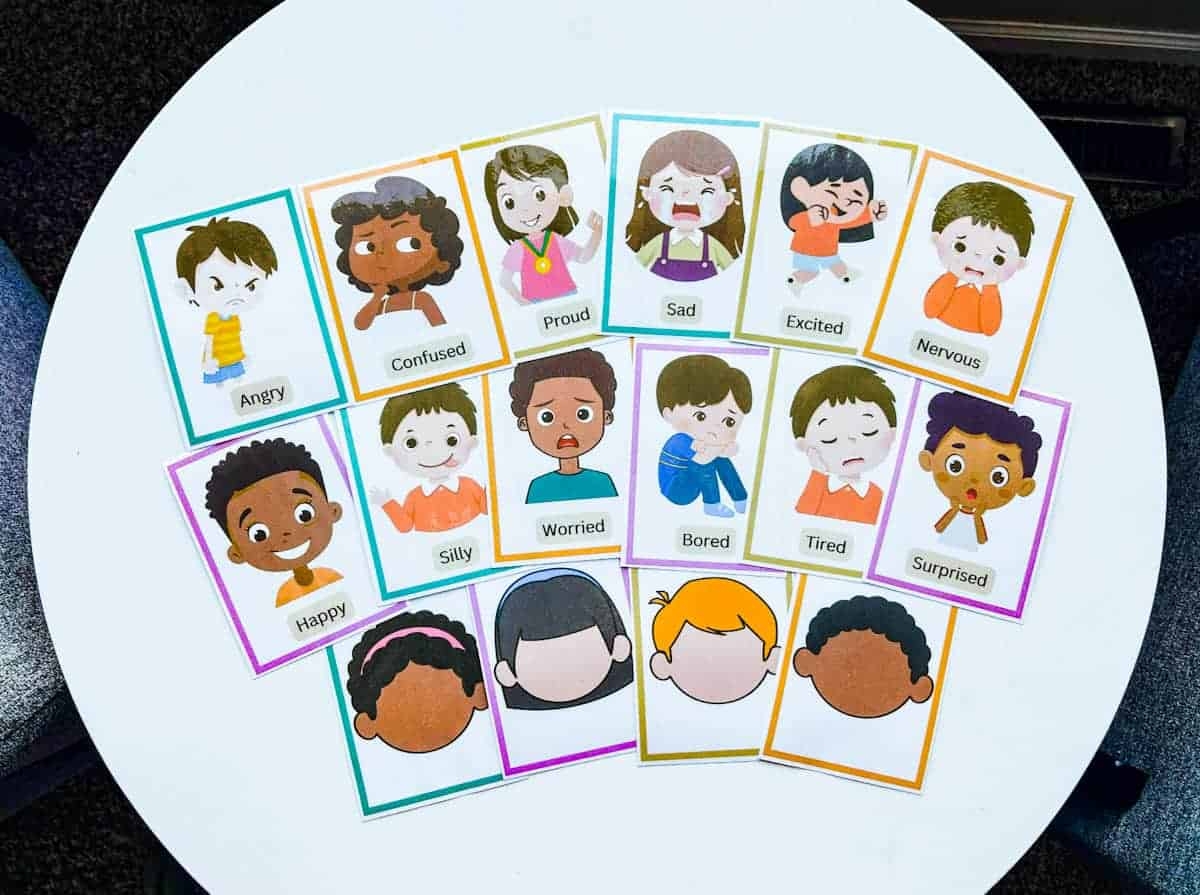 Free Printable Emotions Flashcards For Kids With Game Ideas Fox 